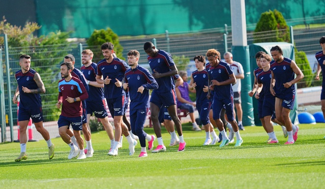 Trabzonspor, 15 Ekim'deki KuPS maçı hazırlıklarını antrenmanla sürdürdü