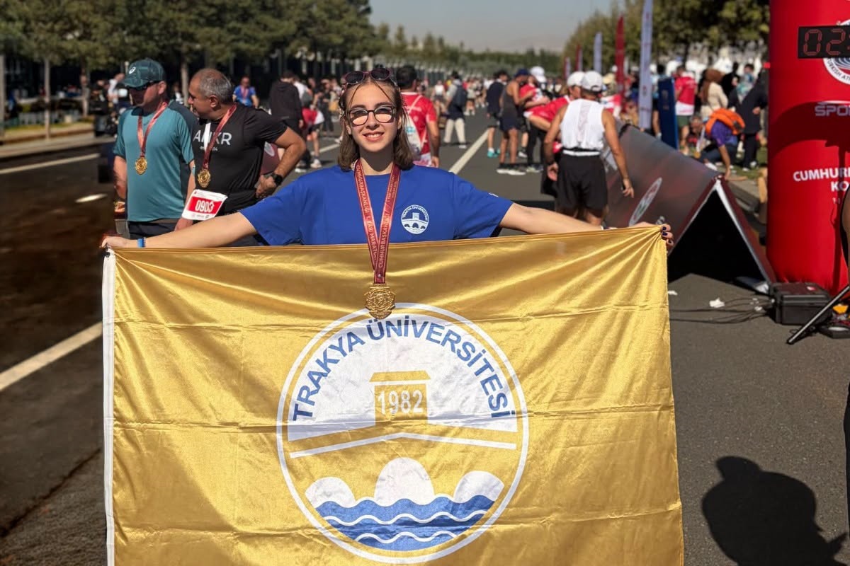 Trakya Üniversitesi öğrencisi Dağlı, Cumhurbaşkanlığı Yarı Maratonu\'nda 12\'nci oldu