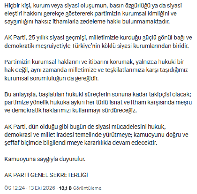 AK Parti harekete geçti! 3 isme milyonluk tazminat davası