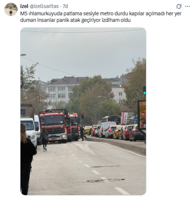 Üsküdar-Sultanbeyli metrosunda korkutan patlama! Bir anda dumanla kaplandı, işte o anlar
