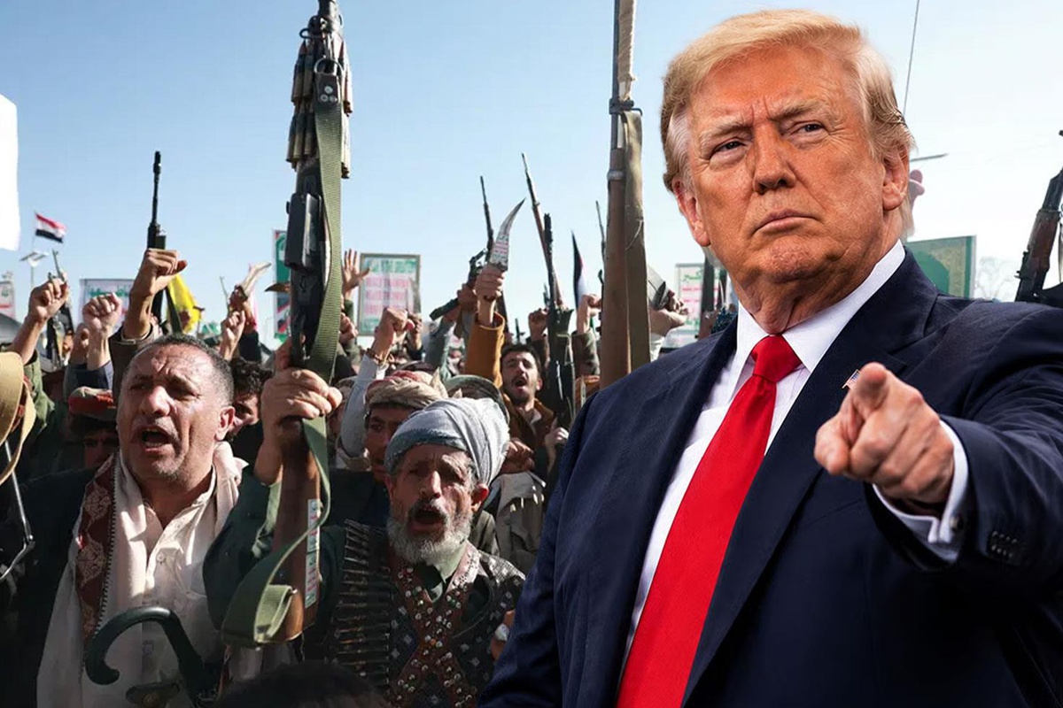 Trump: Husiler yanlış işler yapıyorlar hem de çok yanlış
