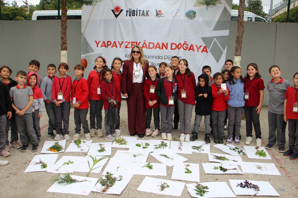Amasya\'da TÜBİTAK destekli yapay zeka ve ekoloji projesi köy okulunda