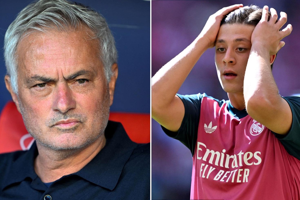 Arda Güler\'i sahada o halde görünce hemen yerinden fırladı! Herkes Mourinho\'yu konuşuyor