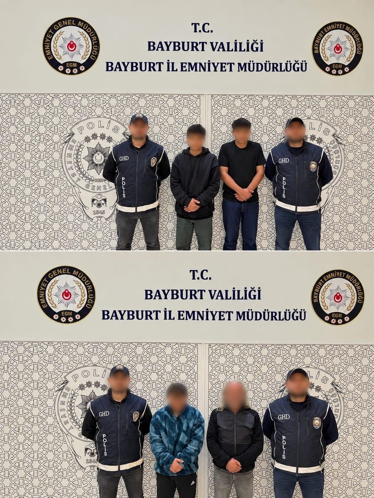 Bayburt\'ta göçmen kaçakçılığı operasyonunda 2 şüpheli tutuklandı