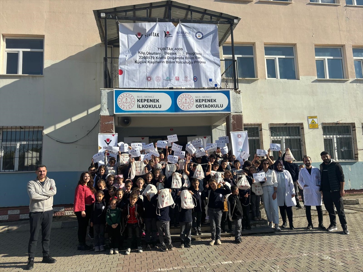 Biruni Üniversitesi TÜBİTAK projesi Muş\'ta öğrencileri bilim insanlarıyla buluşturdu