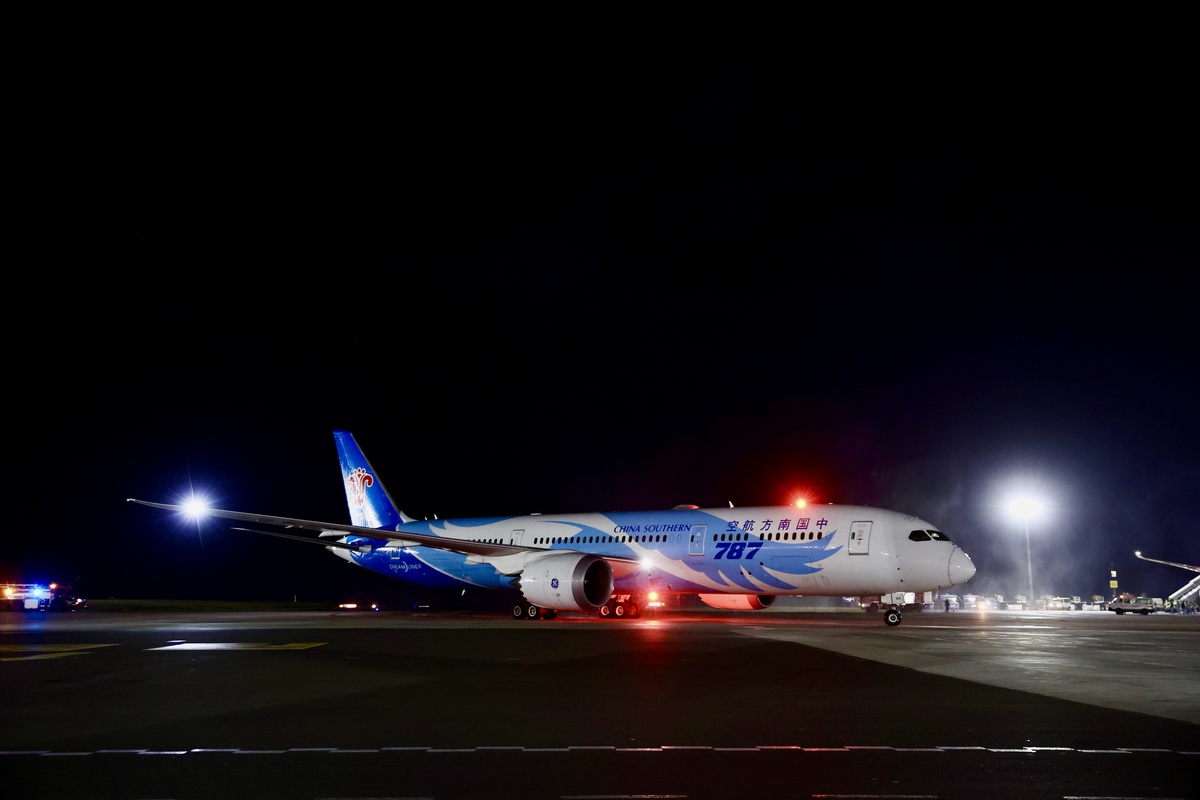 China Southern, Guangzhou-Addis Ababa hattını 200\'den fazla yolcuyla açtı