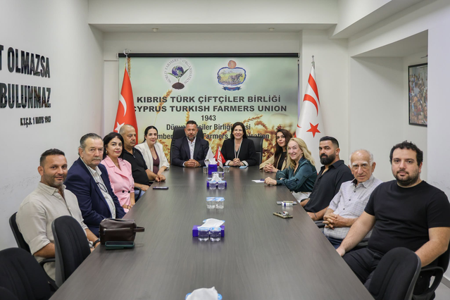 CTP KTÇB'de üretici sorunlarını dinledi, İncirli planlı tarım politikası sözü verdi