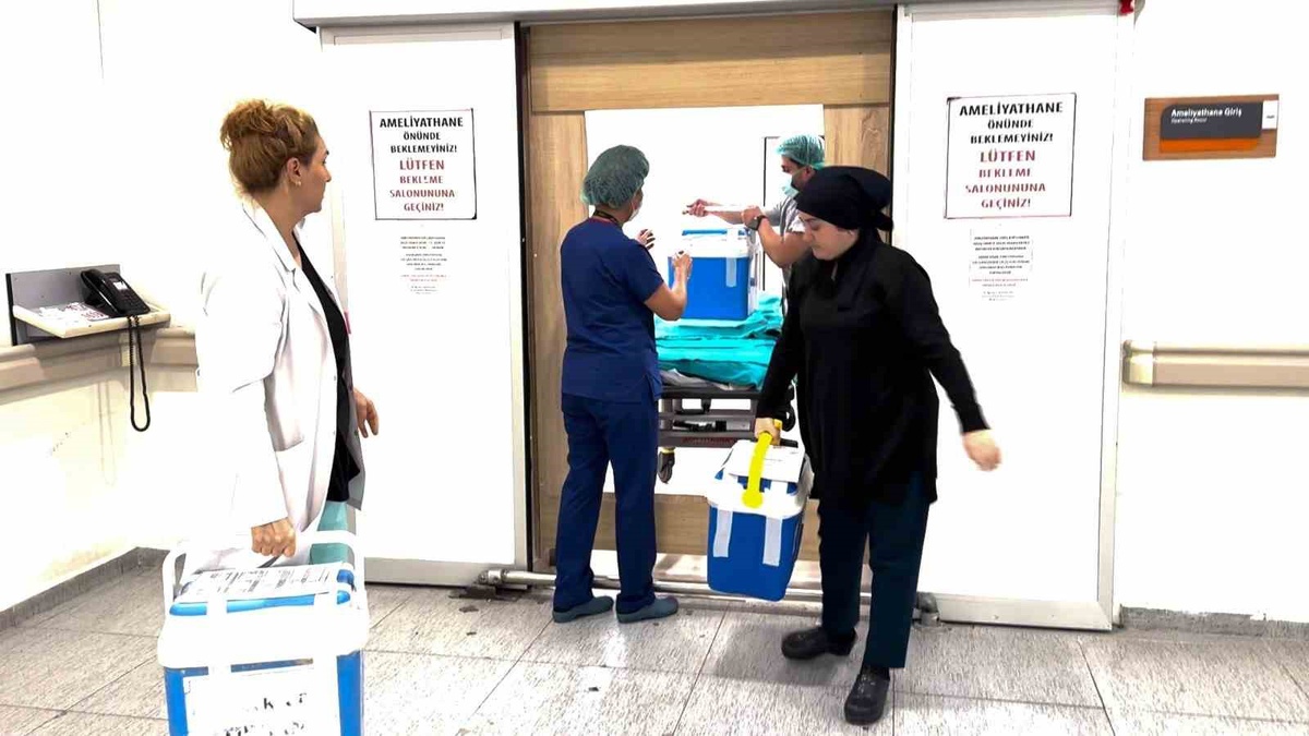 Erzurum\'da beyin ölümü sonrası bağışlanan 3 organ Sivas, Trabzon ve Antalya\'ya gitti
