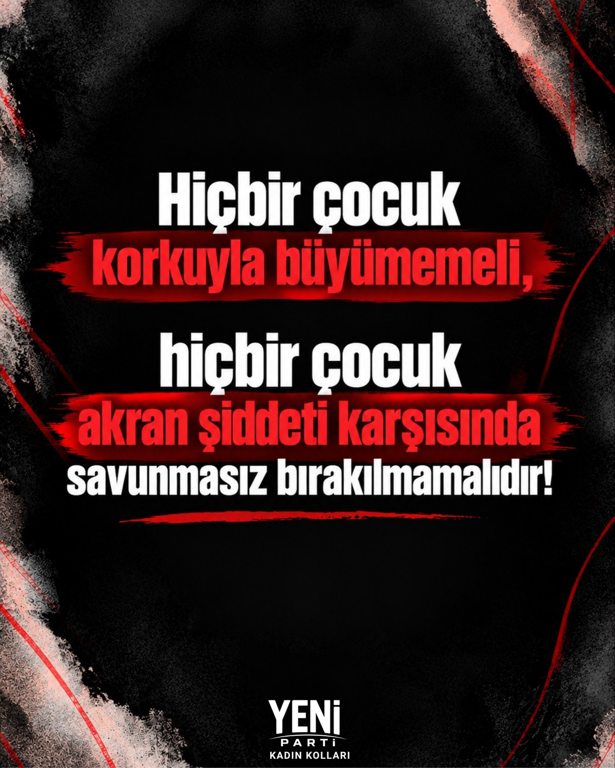 YENİ Parti Kadın Kolları, Arnavutköy\'de ateşe verilen çocuk için önlem istedi