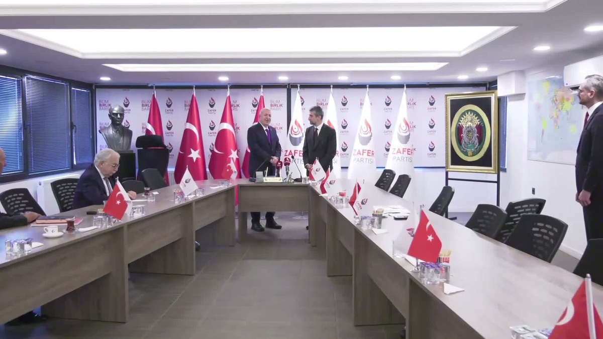 TÜSİAD heyeti Zafer Partisi\'ni ziyaret etti, partinin ekonomi programı sunulacak