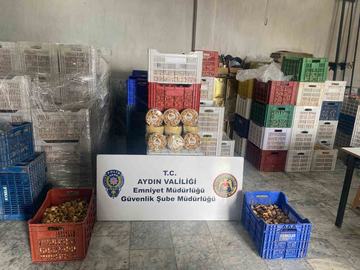 Aydın polisi 6 operasyonda 2 milyon 846 bin 600 TL\'lik etiketsiz ürün ele geçirdi