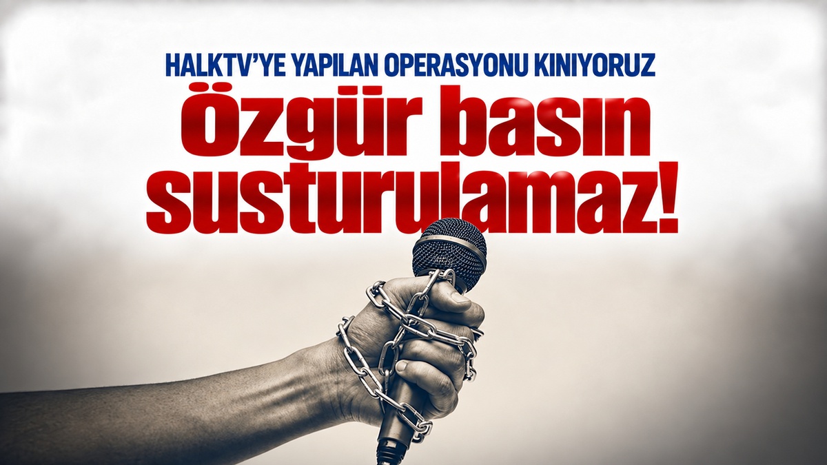 Birleşik Kamu-İş, Halk TV\'ye kayyım atanmasını antidemokratik uygulama diyerek kınadı