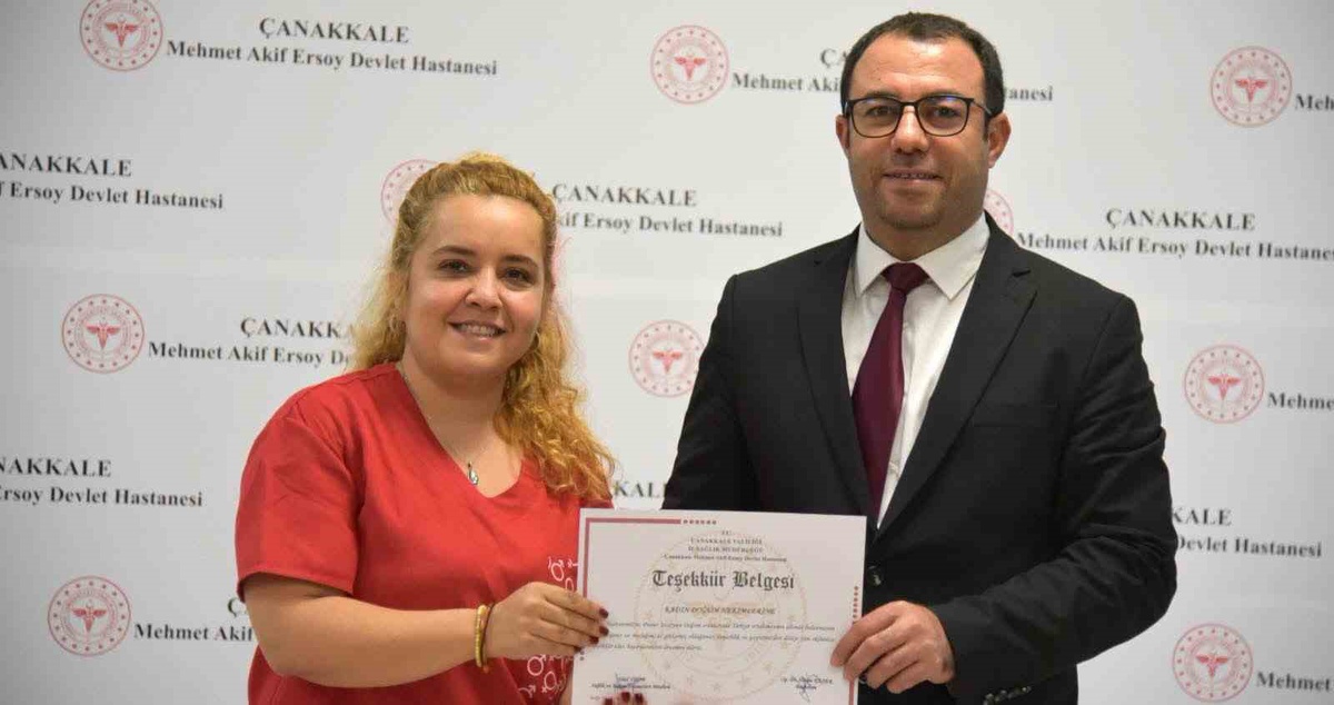 Çanakkale Devlet Hastanesinde sezaryen oranı düşük, birimlere teşekkür edildi