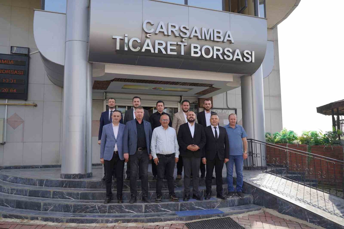 Çarşamba İlçe Tarım ve Orman Müdür Vekili, Ticaret Borsasıyla iş birliğini görüştü