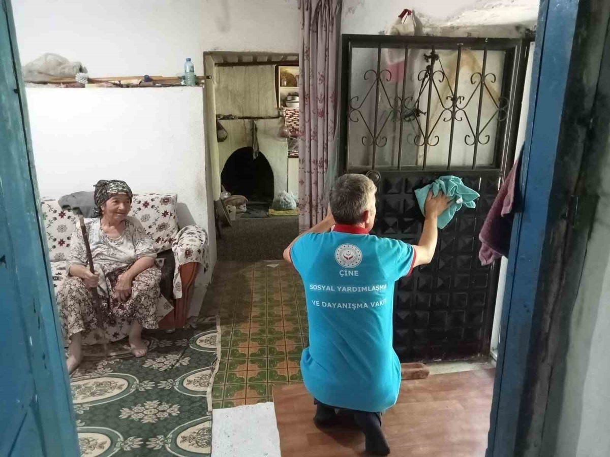 Çine\'de Vefa Projesi yaşlı ve engelli vatandaşlara evde bakım desteği sağlıyor