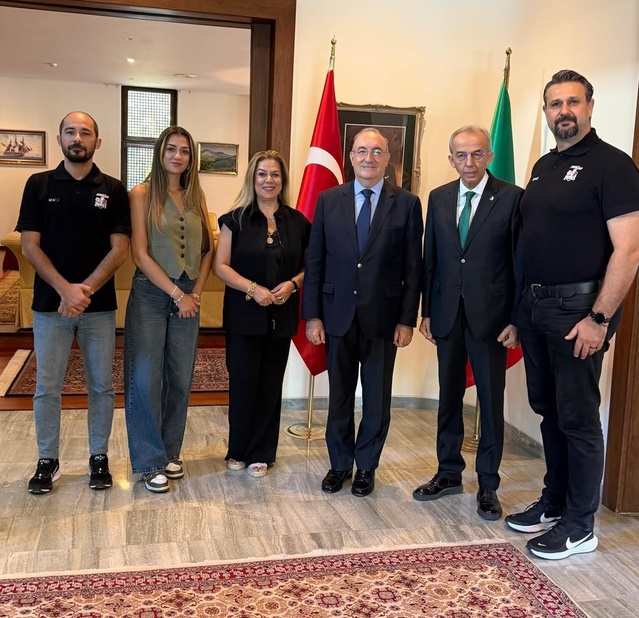 FIBA Europe Cup için Lizbon'da bulunan Denizli Basket, Büyükelçi Koç'a teşekkür etti