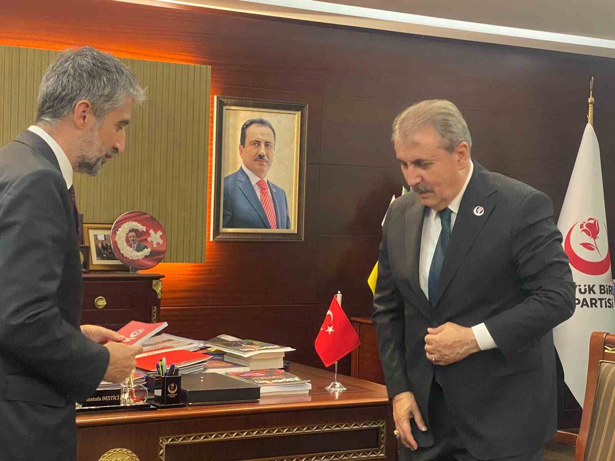Destici, TÜSİAD heyetini kabul etti, Türkiye pandemiyi ve savaşı iyi yönetti dedi
