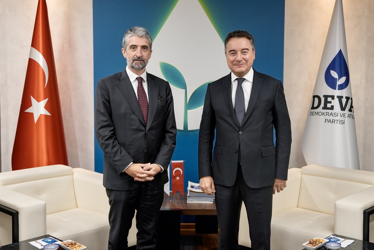 DEVA lideri Babacan, TÜSİAD Başkanı Diren ile genel merkezde ekonomiyi değerlendirdi