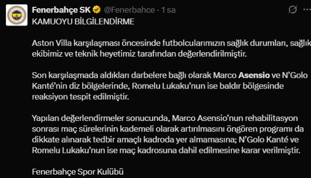 Fenerbahçe'de Asensio depremi! Taraftarlar artık isyan noktasında