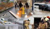 İstanbul’u sağanak vurdu! Yollar göle döndü, araçlar mahsur kaldı, metroları su bastı