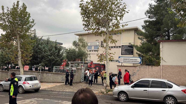 İnşaat çalışması sırasında çıkan gazdan etkilenen öğrenciler hastaneye kaldırıldı