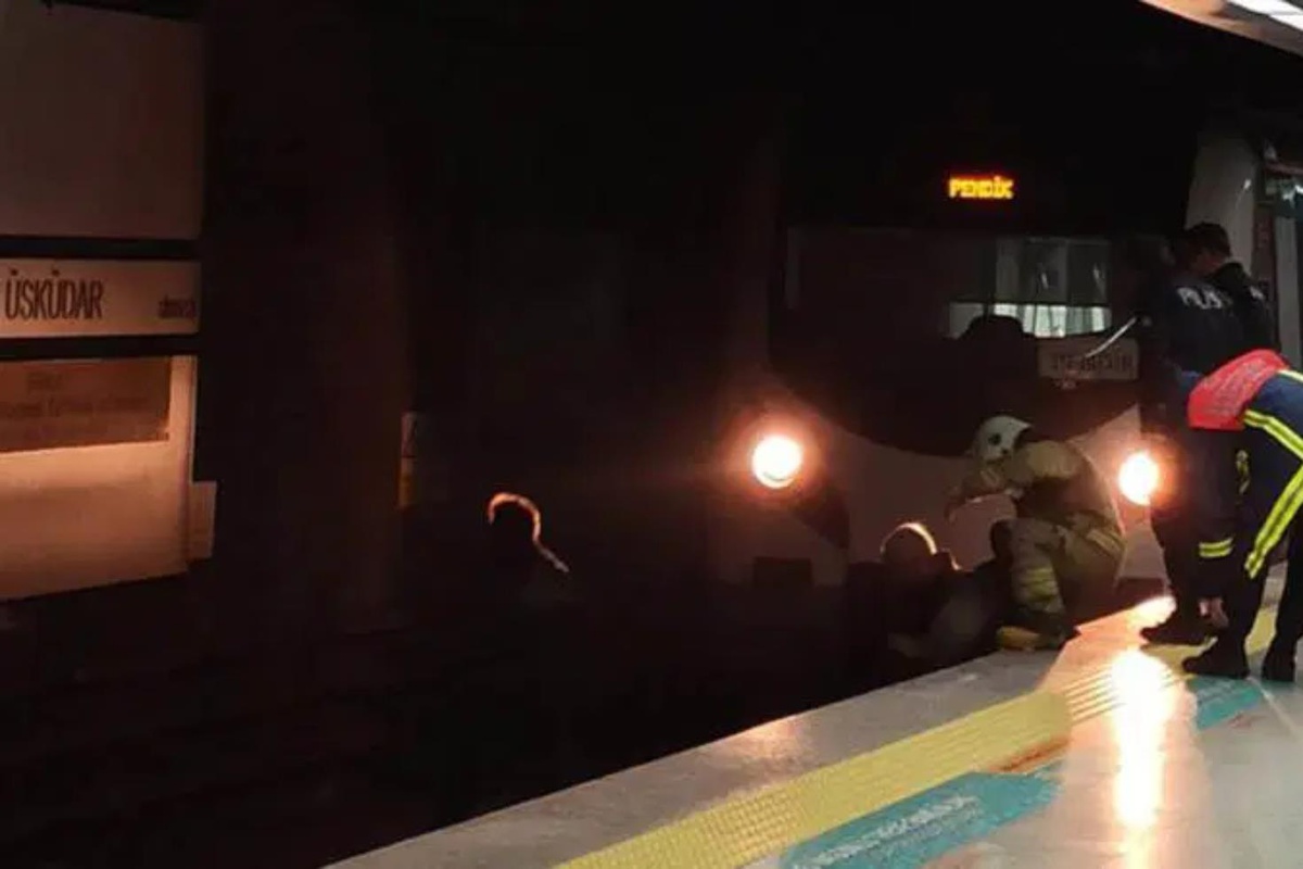 Marmaray\'da üzücü olay! Seferler tek hattan yapılıyor