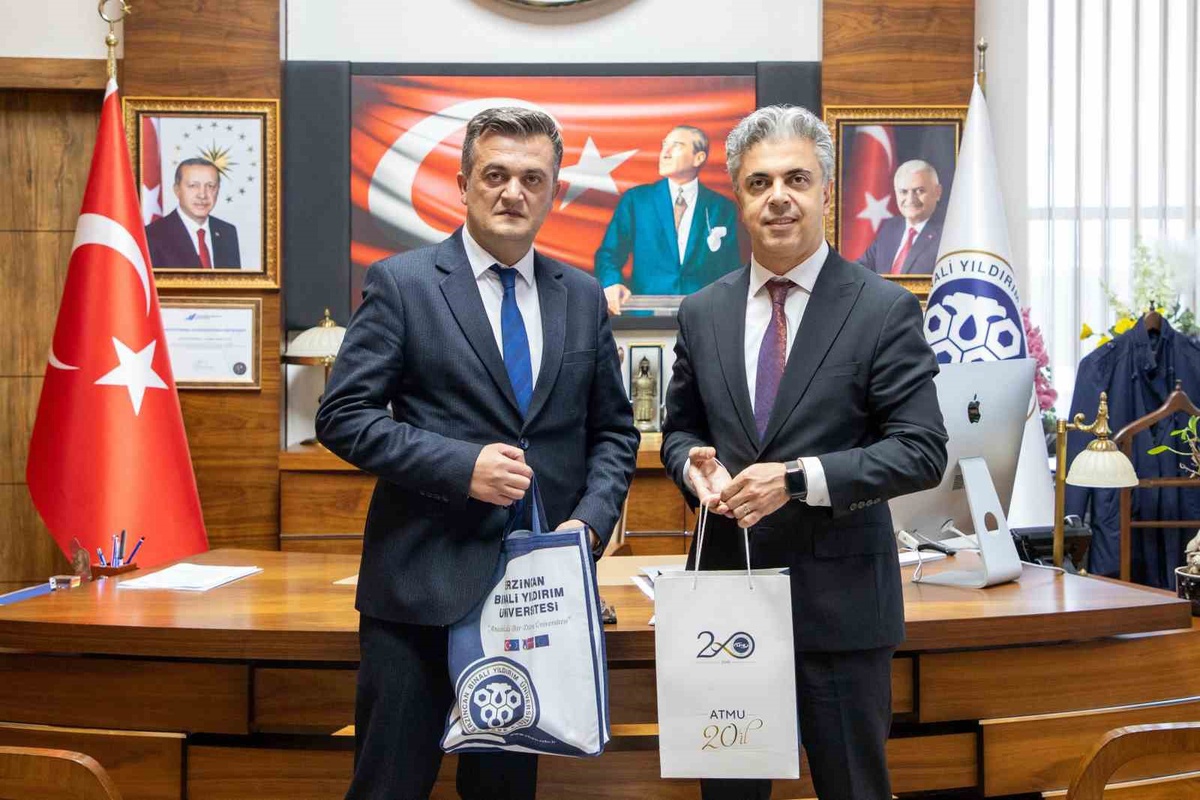 EBYÜ, Orhun Değişim Programı kapsamında Azerbaycanlı akademisyeni ağırladı