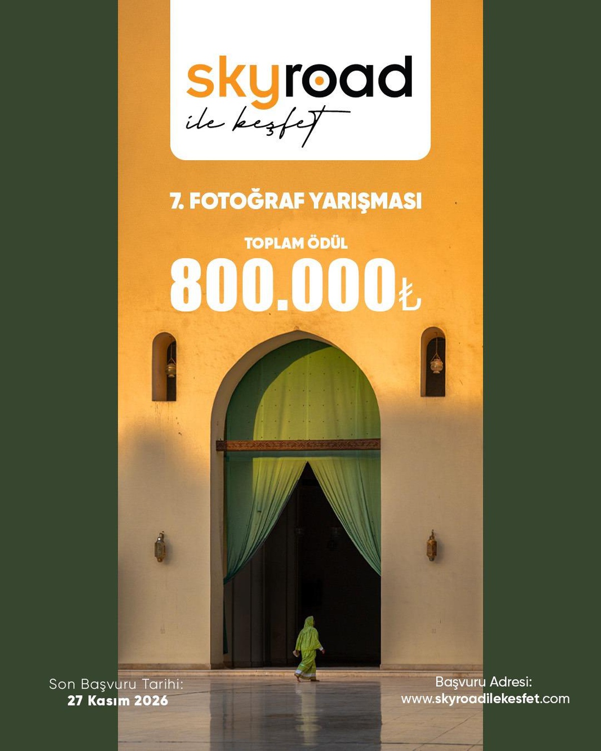 SKYROAD İLE KEŞFET 7. FOTOĞRAF YARIŞMASI İÇİN BAŞVURULAR BAŞLADI