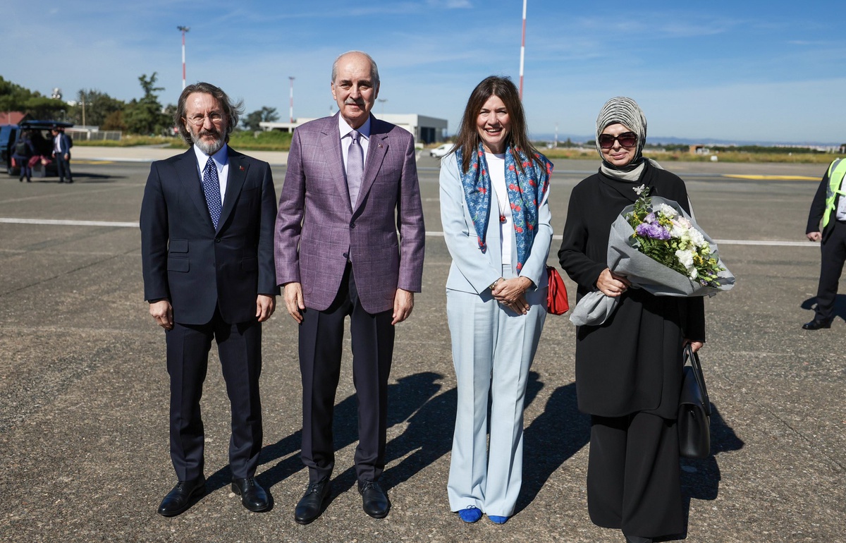 TBMM Başkanı Kurtulmuş, Avrupa Parlamento Başkanları Konferansı için Roma\'da karşılandı