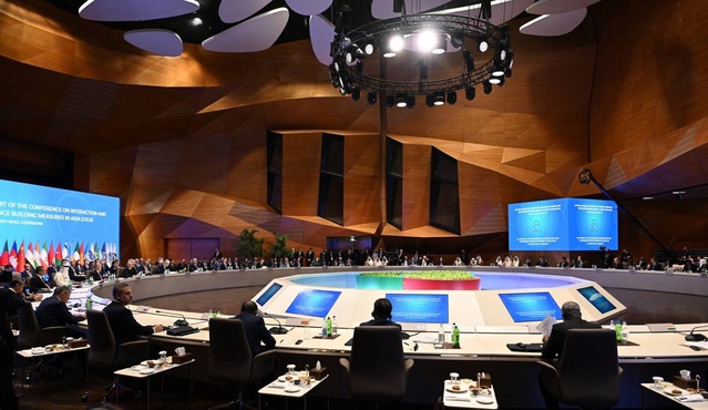 Aliyev, CICA zirvesinde Avrupa kurumlarını Ermenistan'ı cesaretlendirmekle suçladı