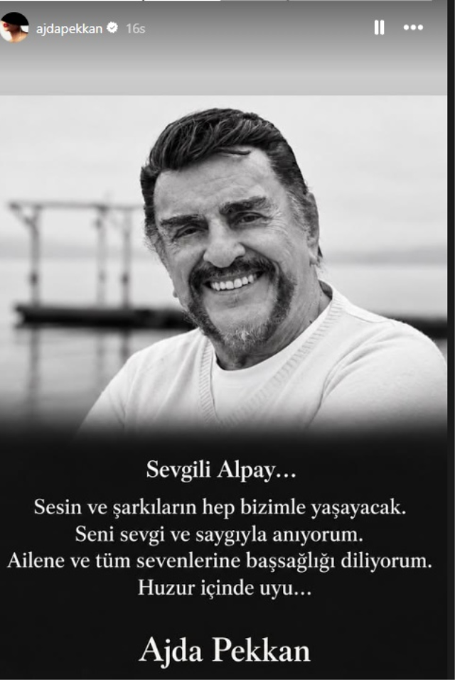 Alpay’a veda mesajları: Sesin ve şarkıların hep bizimle yaşayacak