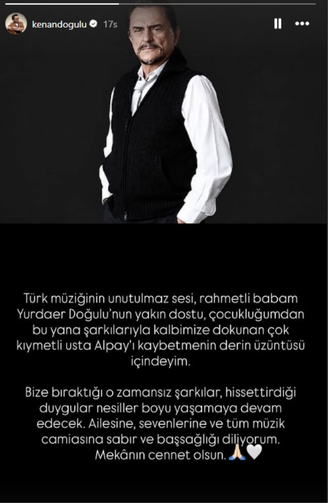 Alpay’a veda mesajları: Sesin ve şarkıların hep bizimle yaşayacak