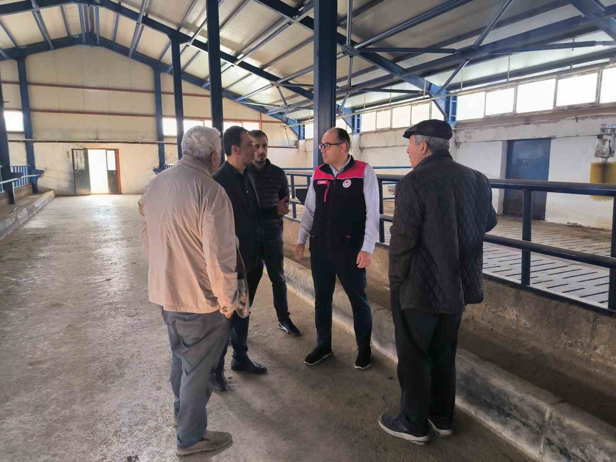 Bayburt\'ta 240 büyükbaş kapasiteli işletmeden İl Tarım ve Orman Müdürü bilgi aldı