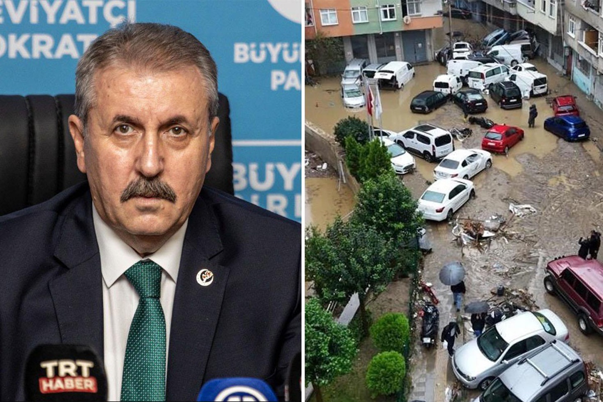 BBP lideri Mustafa Destici\'den selde hayatını kaybedenler için başsağlığı mesajı