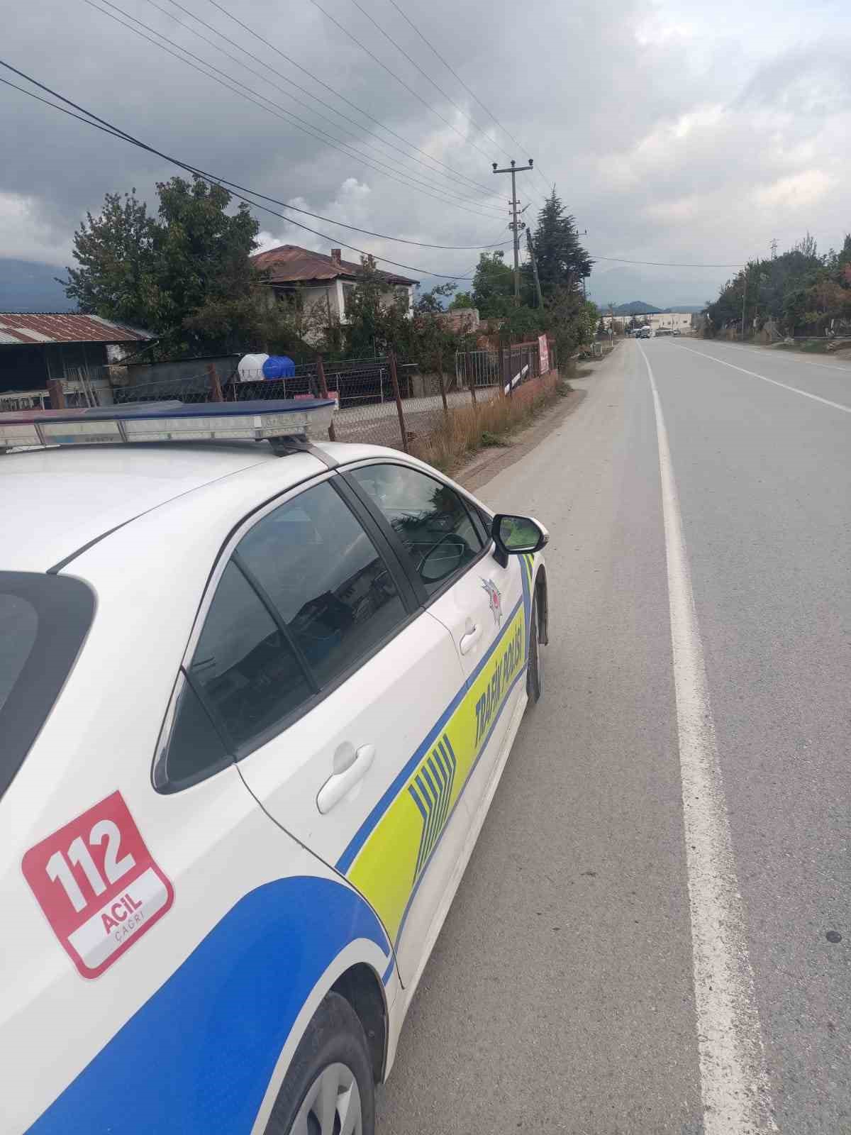 Bolu Mudurnu\'da kazalar artınca yenilenen yolda 50 km/s hız denetimi başladı