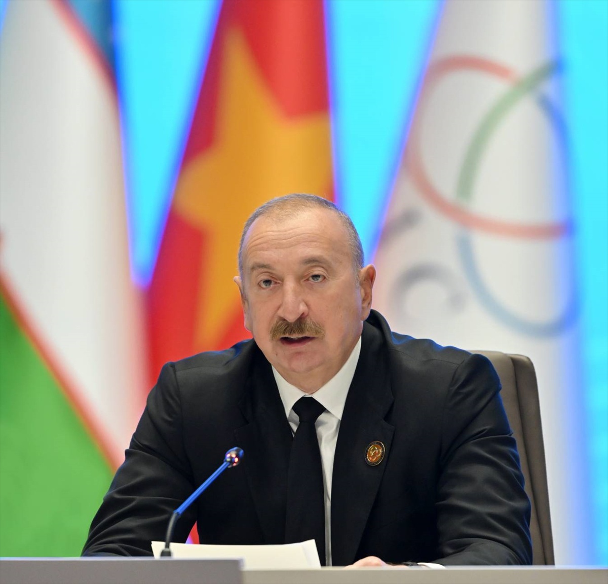 CICA 7. Zirvesi\'nde liderler Bakü\'de buluştu, Türkiye\'yi Hakan Fidan temsil ediyor
