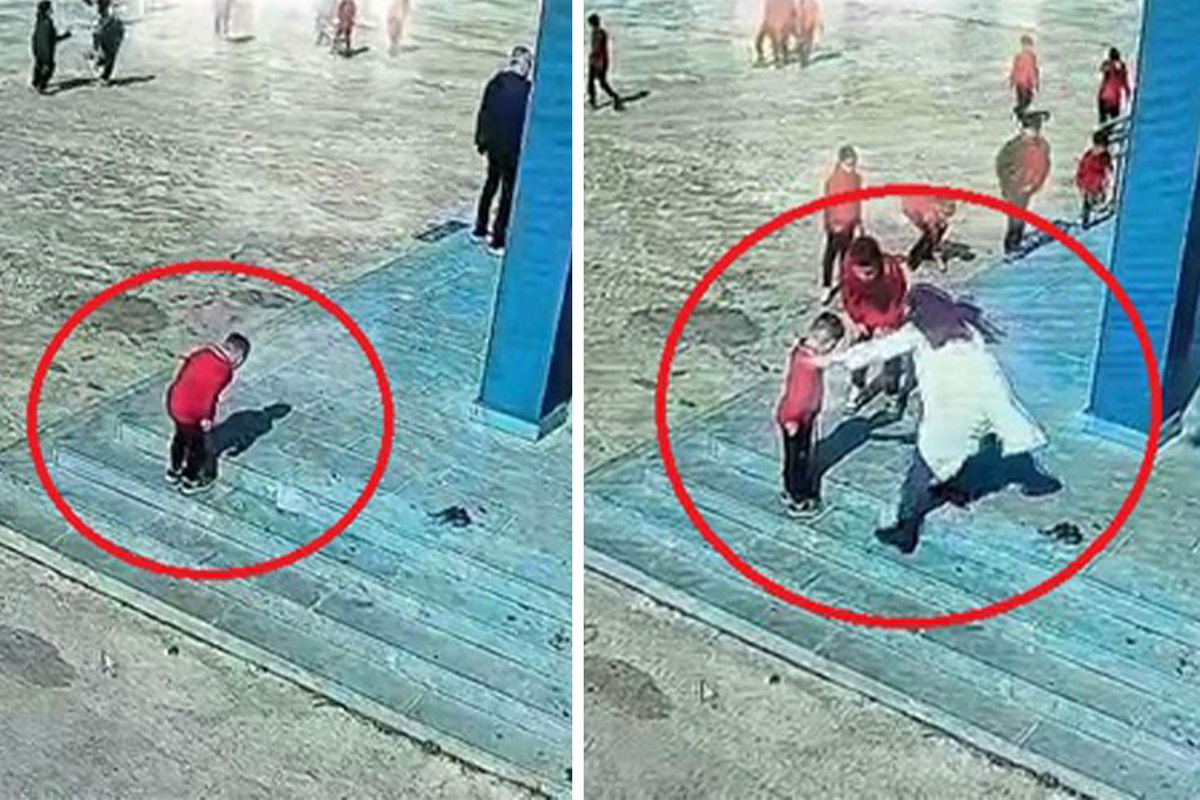 Müdür yardımcısı Heimlich manevrasıyla öğrenciyi kurtardı