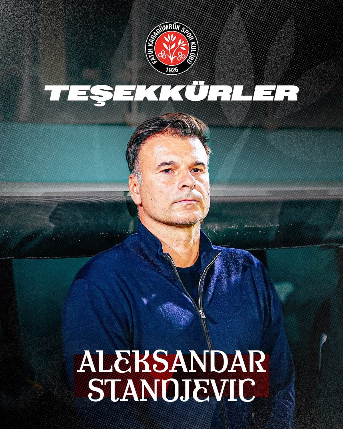Fatih Karagümrük, Stanojevic ile 12 Ekim\'de karşılıklı anlaşarak yollarını ayırdı