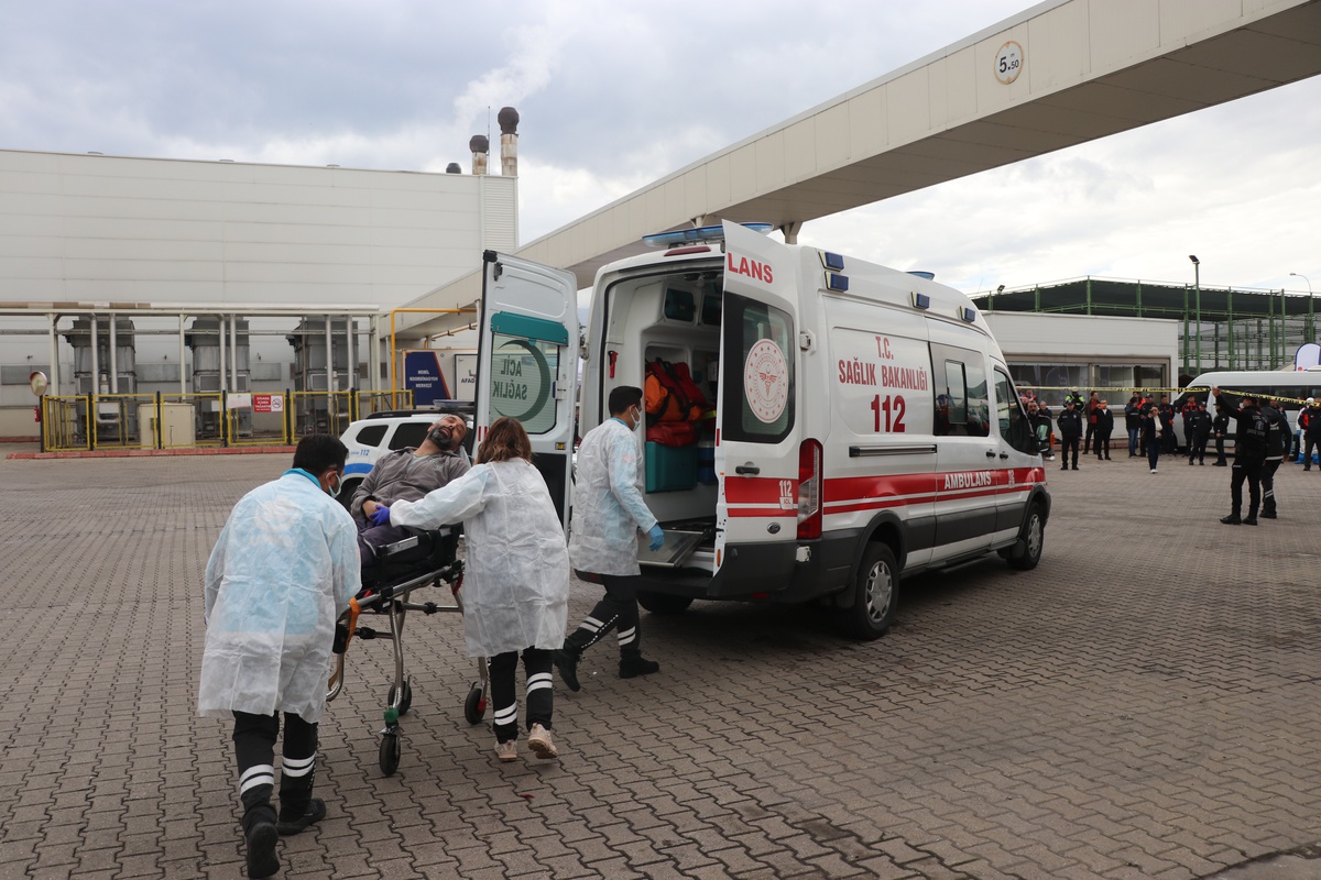 Kayseri\'de KBRN tatbikatında 253 personelle 16 kişinin kurtarılması canlandırıldı