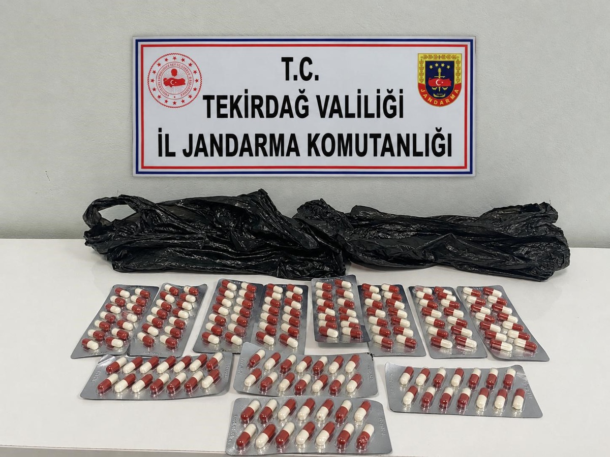 Malkara Hacıevhat\'ta 168 adet hap ele geçirildi, şüpheli tutuklandı