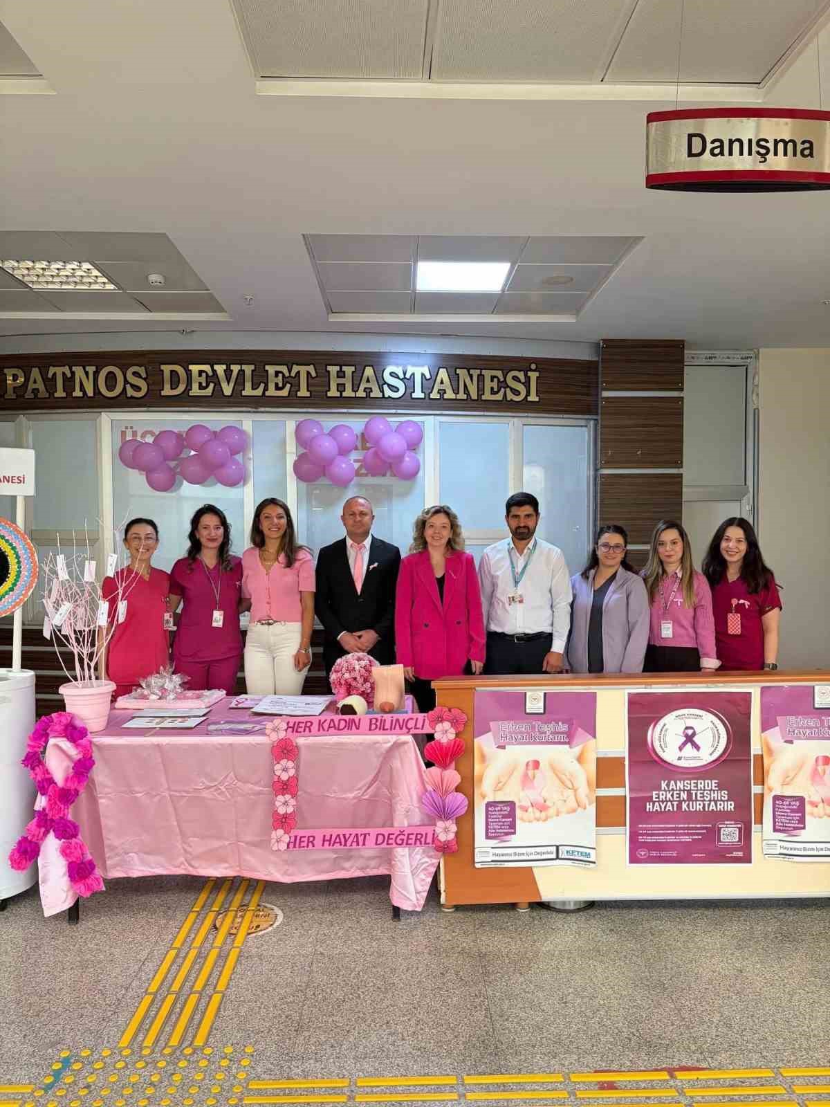 Patnos Devlet Hastanesi, Meme Sağlığı Günü\'nde erken teşhisin önemine dikkat çekti