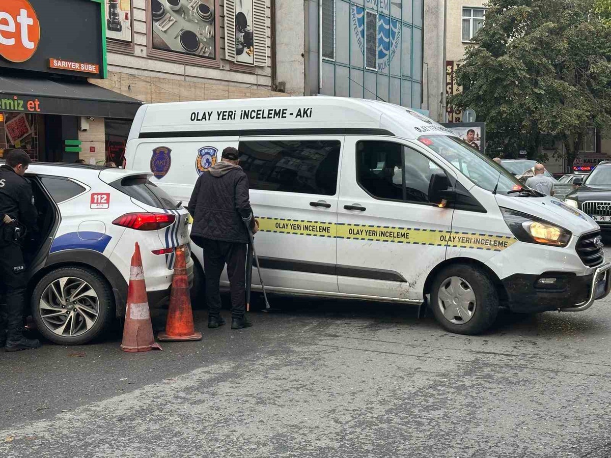 Sarıyer\'de motosikletli iki şahıs iş yerine ateş açtı, 1 kişi yaralandı