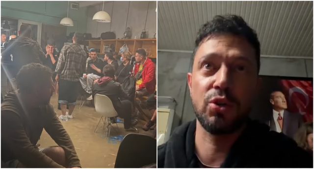 Sarıyer’de stüdyoda mahsur kalan Murat Boz, botla kurtarıldı