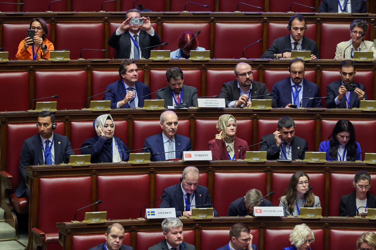 TBMM Başkanı Kurtulmuş, Roma\'da Avrupa Parlamento Başkanları konferansına katıldı