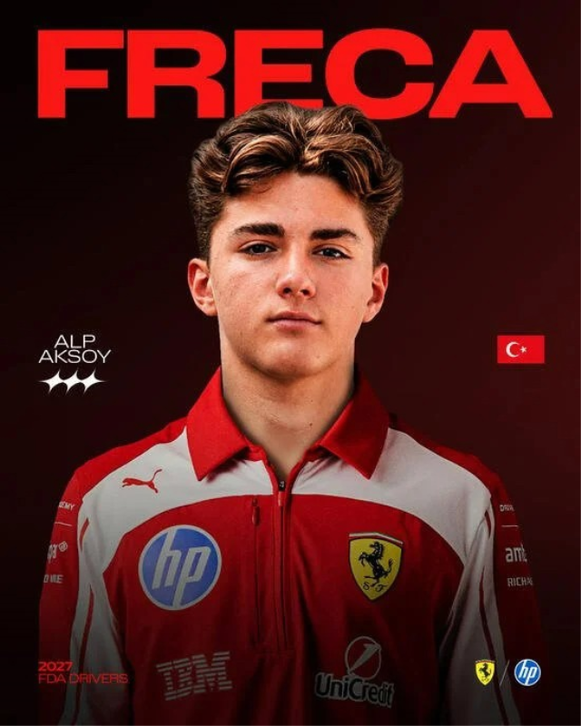 16 yaşındaki Türk pilot Ferrari'de!
