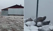 Kış erken geldi! Ankara'ya mevsimin ilk karı düştü