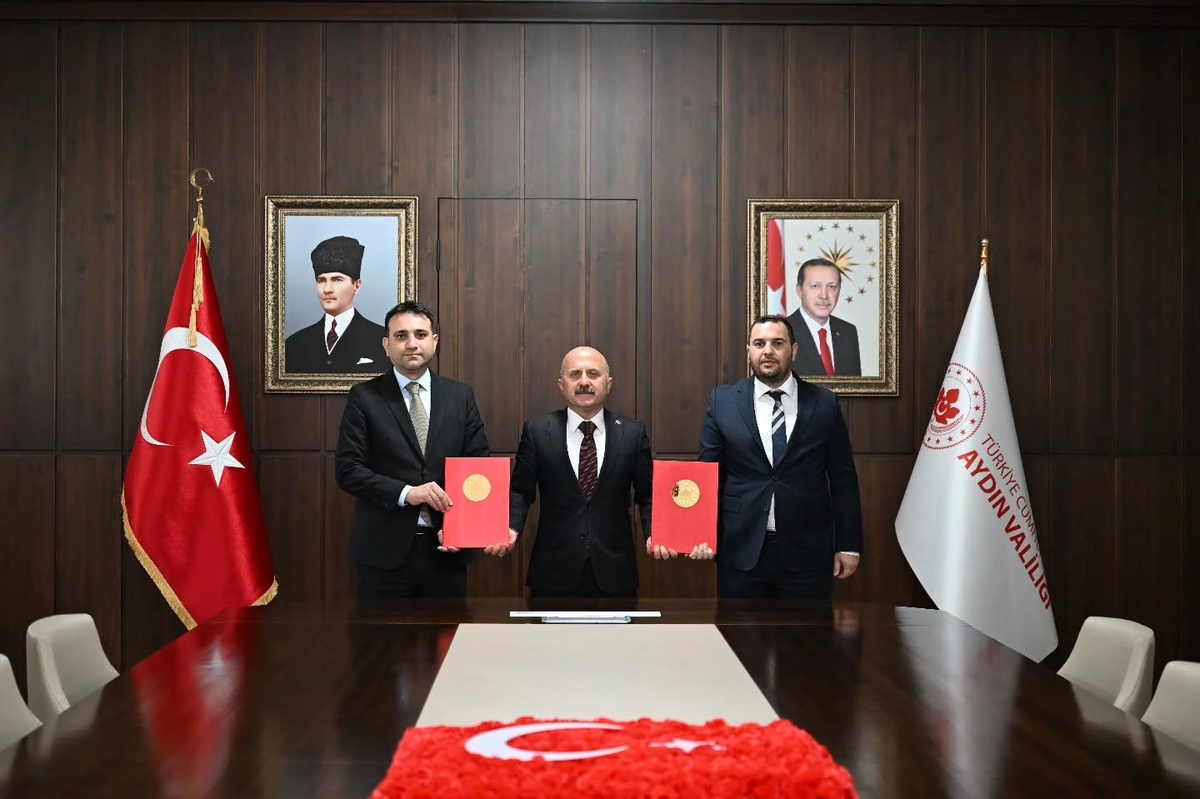 Aydın Çine\'de OSB ile İl Milli Eğitim 80 çocukluk anaokuluna bağış protokolü imzaladı