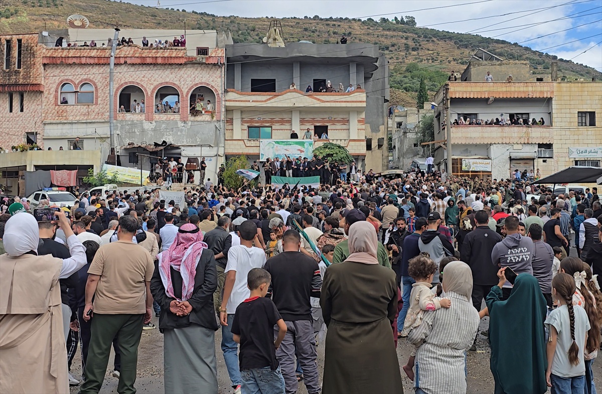 Mihraç Ural\'ın yakalanması Banyas, Bayda ve Ras en-Nebi\'de sevinçle karşılandı