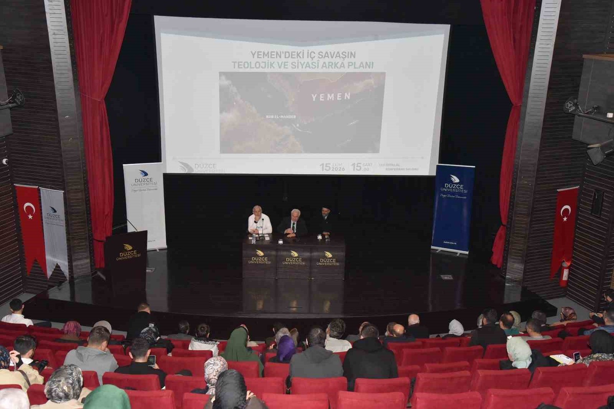 Düzce Üniversitesi\'ndeki panelde Yemen iç savaşının teolojik arka planı anlatıldı