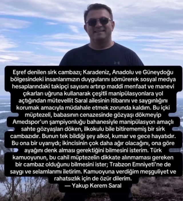 Eşref Saral'a silahlı saldırıyı üstlendi: Ailemizin itibarını korumak için müdahale ettim